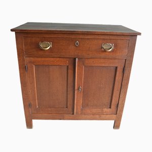 Vintage Art Deco Cabinet in Oak, 1900s-GTG-1763904