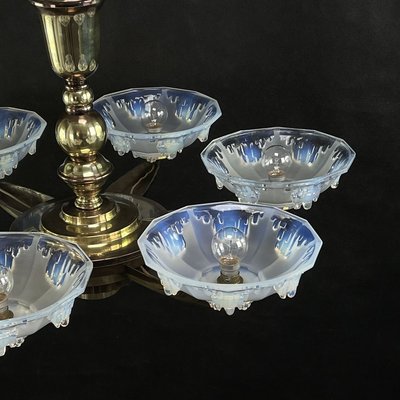 Vintage Art Deco Ceiling Lamp from Petitot & Ezan-JUZ-910400