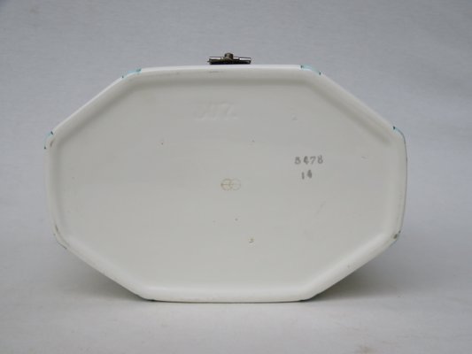 Vintage Art Deco Ceramic Pastry Box-EY-824232