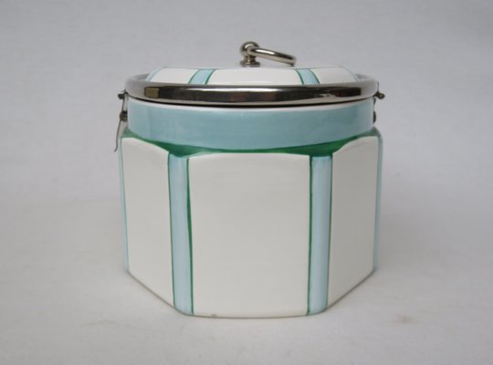 Vintage Art Deco Ceramic Pastry Box-EY-824232