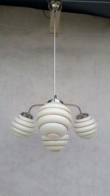 Vintage Art Deco Chandelier-VIC-903801