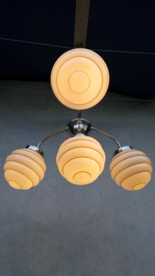 Vintage Art Deco Chandelier-VIC-903801