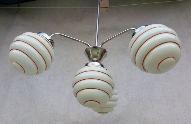 Vintage Art Deco Chandelier-VIC-903801