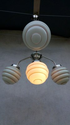 Vintage Art Deco Chandelier-VIC-903801