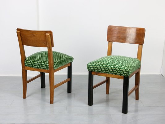 Vintage Art Deco Dining Chairs, Set of 2-HGJ-861970