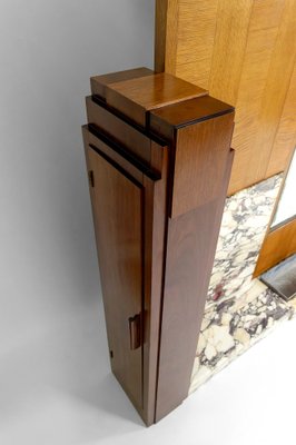 Vintage Art Deco Hall Cabinet in Marble and Mahogany, 1920s-XNH-1804456