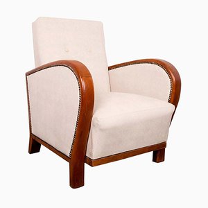 Vintage Art Deco Hungarian Armchair, 1930s-OXJ-679061