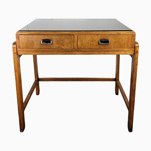 Vintage Art Deco Italian Walnut Burl Desk by Paolo Buffa, 1940s-EUP-2026630