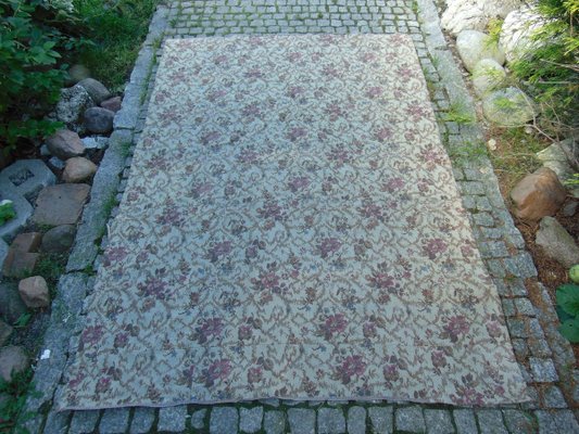 Vintage Art Deco Kilim Tablecloth-CAQ-715174