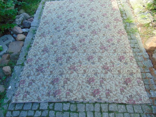 Vintage Art Deco Kilim Tablecloth-CAQ-715174