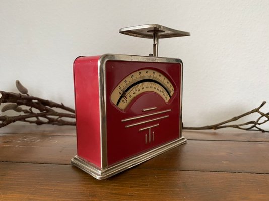 Vintage Art Deco Letter Scale from Jakob Maul-PYR-960724