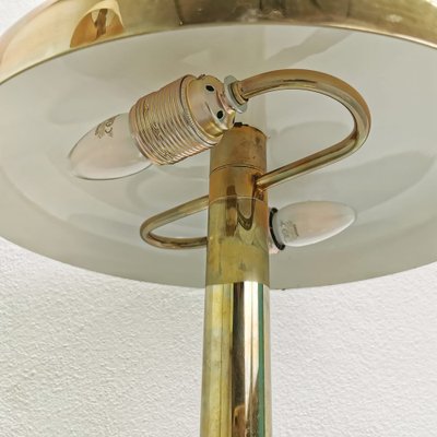 Vintage Art Deco Mushroom Lamp in Brass-PRS-1804549