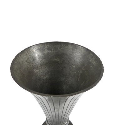 Vintage Art Deco Pewter Vase by Just Andersen, Denmark, 1930s-RCH-2034515