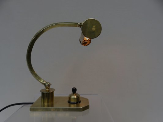 Vintage Art Deco Polished Brass Piano Light-EY-695069