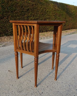 Vintage Art Deco Table in Swirled Walnut, 1930s-AWL-1373726