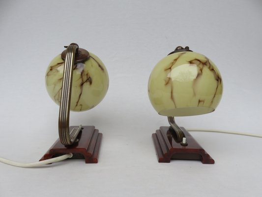 Vintage Art Deco Table Lamps, Set of 2-EY-591006