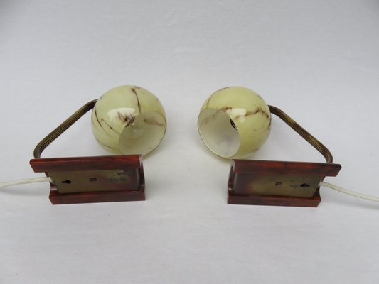 Vintage Art Deco Table Lamps, Set of 2-EY-591006