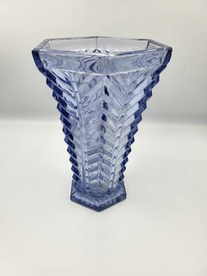 Vintage Art Deco Vase in Blue, 1920s-CAQ-1790409