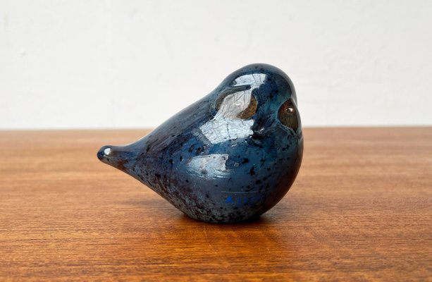 Vintage Art Glass Owl from Arctic Finland, 1970s-UAH-1725179