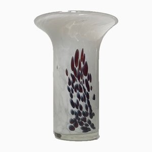 Vintage Art Glass Vase from Mdina, Malta, 1970s-LCR-920126