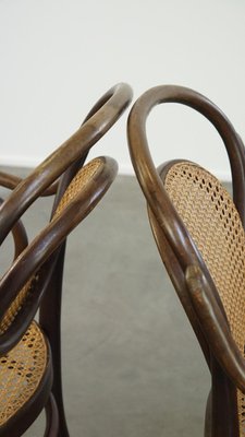 Vintage Art Nouveau Bistro Chairs from Thonet, Set of 4-HPP-2034388