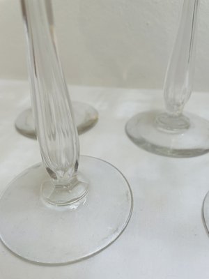 Vintage Art Nouveau Crystal Glasses in Uranium Glass from Villeroy & Boch, 1920s, Set of 5-RZY-2033654