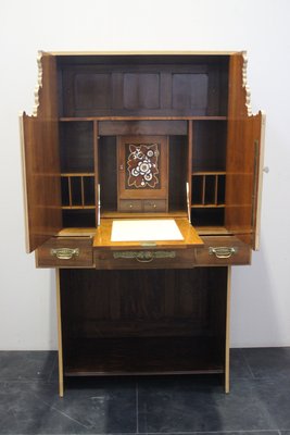 Vintage Art Nouveau Style Rosewood Secretaire, 1940s-IJR-577336