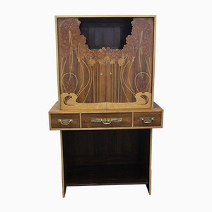 Vintage Art Nouveau Style Rosewood Secretaire, 1940s-IJR-577336