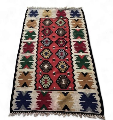 Vintage Artisan-Crafted Balkan Hercegovina Rug, 1960s-DZY-2036265