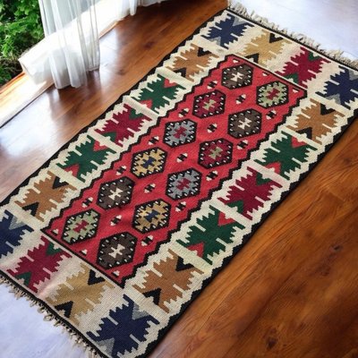 Vintage Artisan-Crafted Balkan Hercegovina Rug, 1960s-DZY-2036265