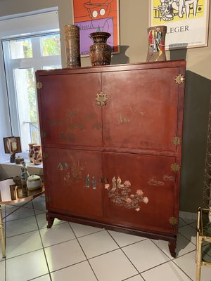 Vintage Asian Lacquer Wardrobe-TEP-1420951