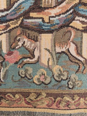 Vintage Aubusson Style Jacquard Tapestry-YMM-1062291