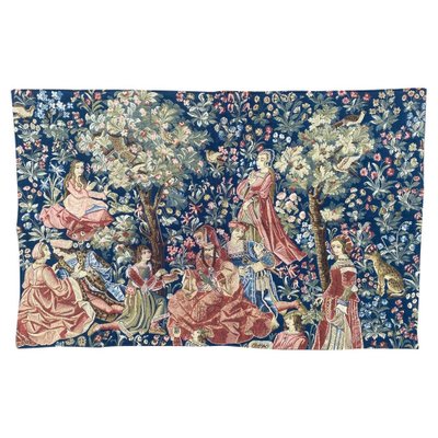 Vintage Aubusson Style Jaquar Tapestry-YMM-1139895