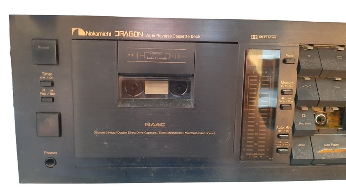 Vintage Audio Cassette Deck from Nakamishi Dragon, Japan-TCS-1320745