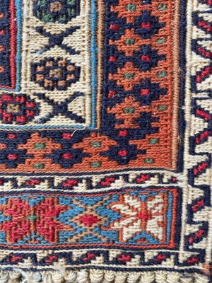 Vintage Azerbaïdjan Soukak Kilim Rug-YMM-1061997