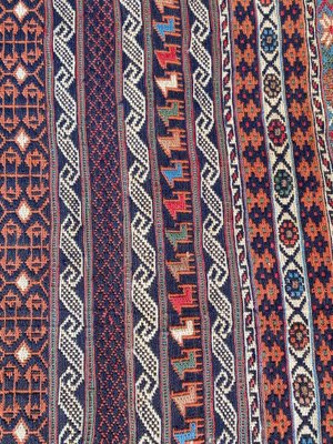 Vintage Azerbaïdjan Soukak Kilim Rug-YMM-1061997