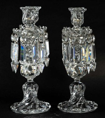 Vintage Baccarat Candlesticks, Set of 2-WFS-1292372