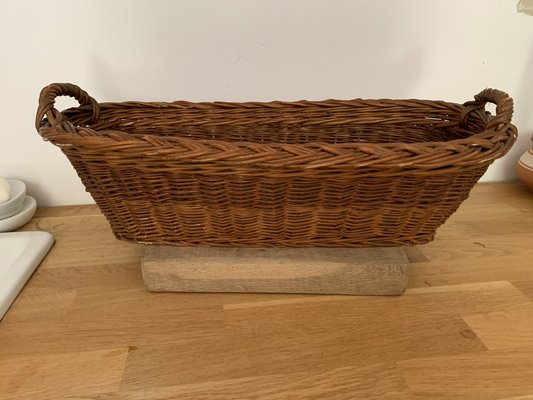 Vintage Baguette Wicker Basket-OXJ-1705286