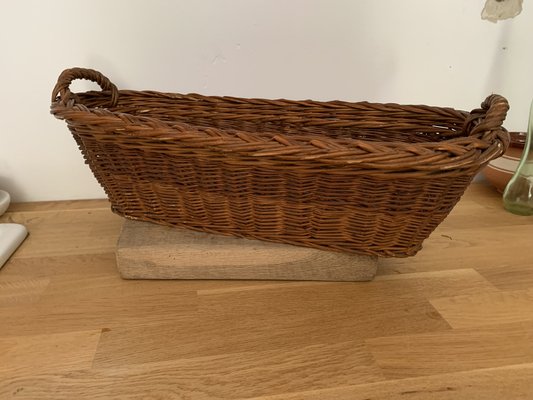 Vintage Baguette Wicker Basket-OXJ-1705286