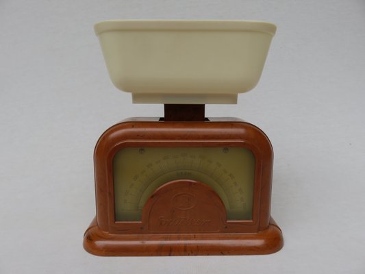 Vintage Bakelite and Celluloid Kitchen Scales from Dr. Oetker, 1930s-EY-548274