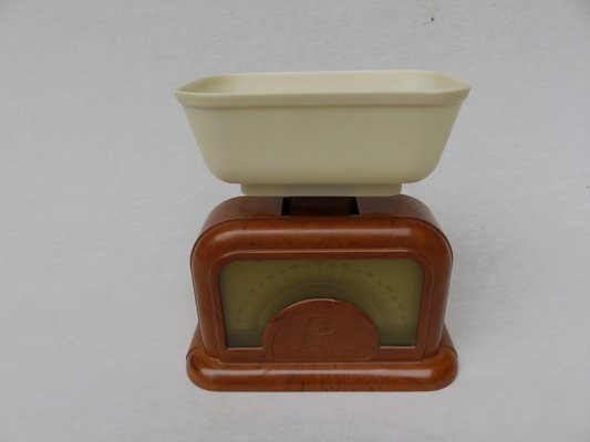 Vintage Bakelite and Celluloid Kitchen Scales from Dr. Oetker, 1930s-EY-548274