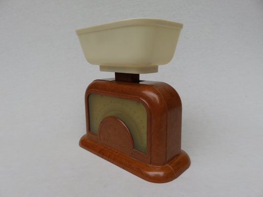 Vintage Bakelite and Celluloid Kitchen Scales from Dr. Oetker, 1930s-EY-548274