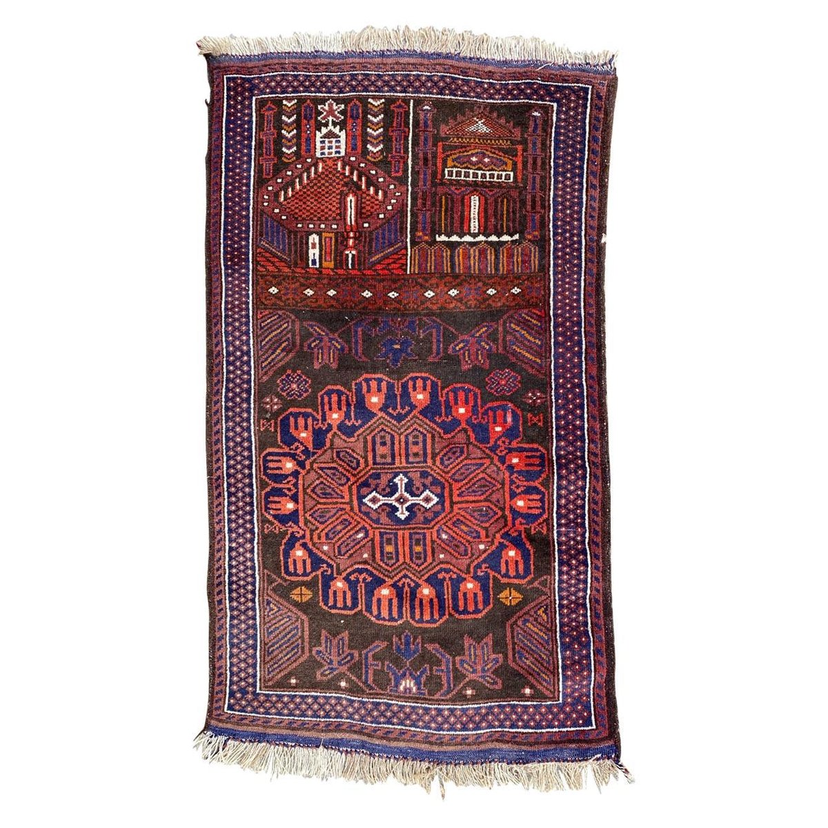 Vintage Baluch Afghan Rug