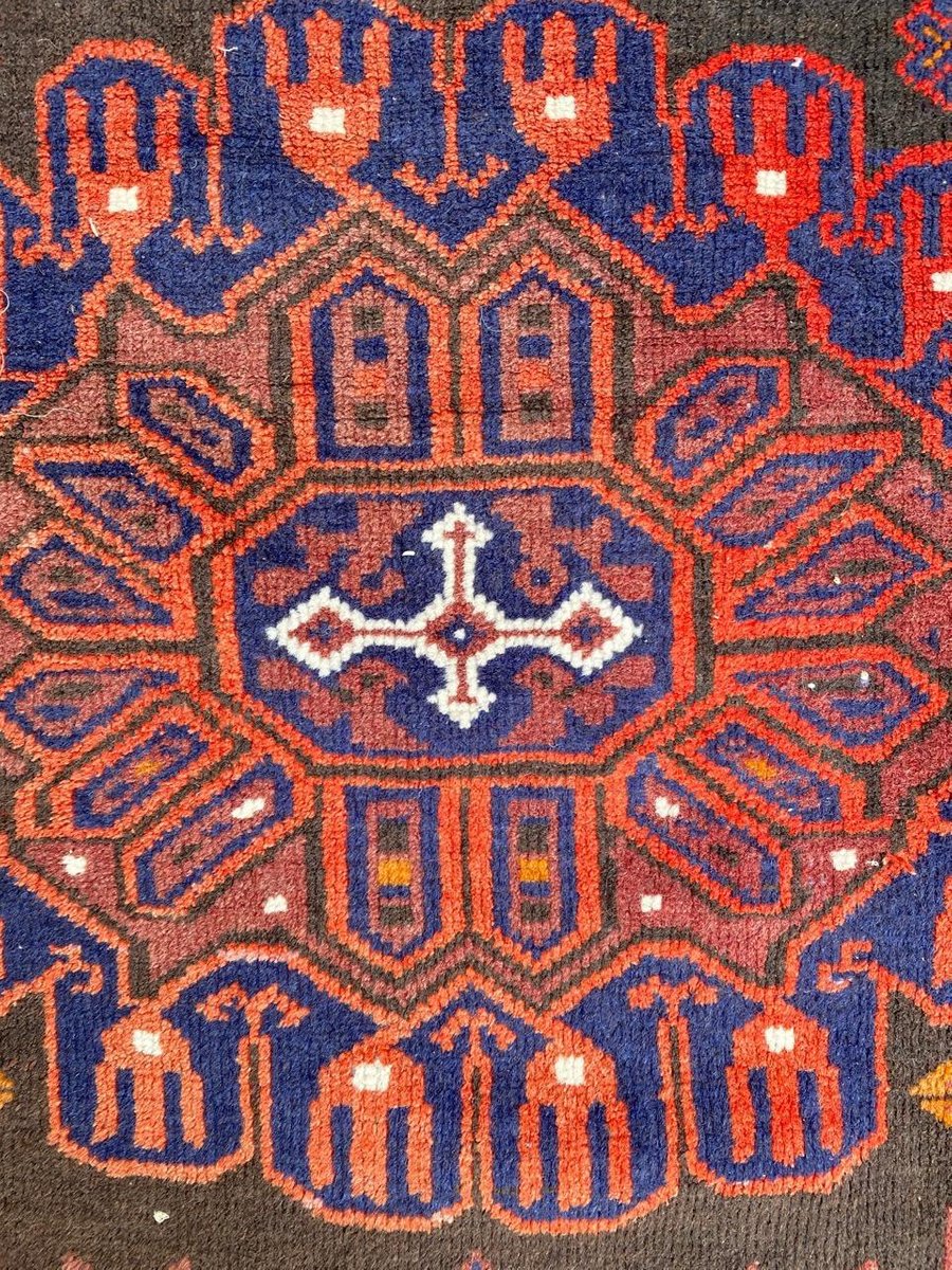 Vintage Baluch Afghan Rug