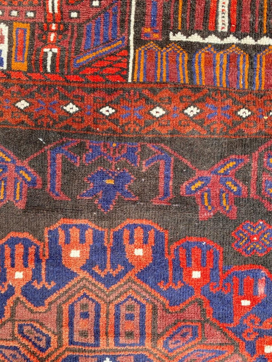 Vintage Baluch Afghan Rug