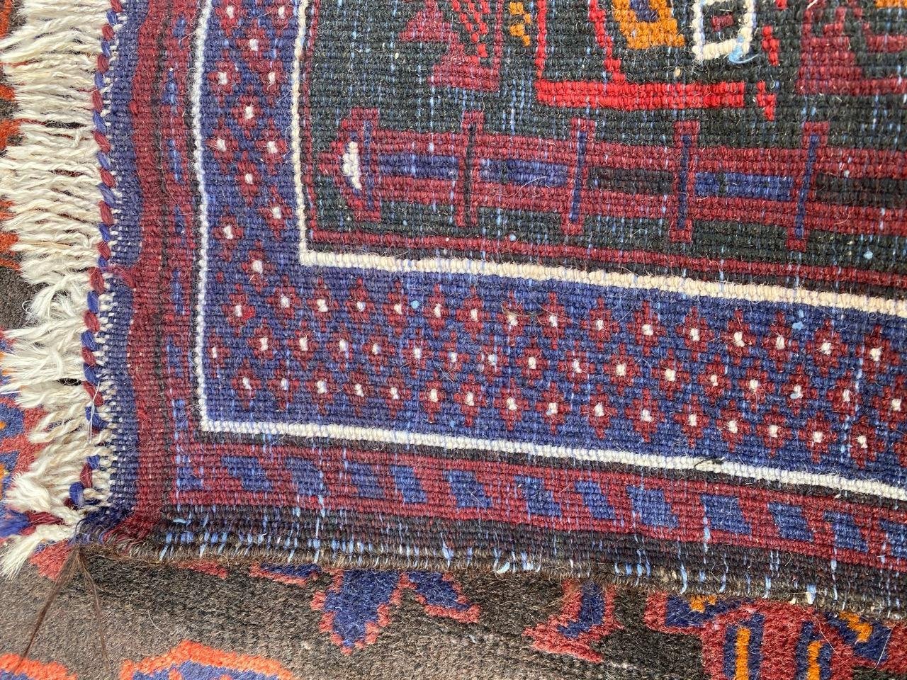 Vintage Baluch Afghan Rug