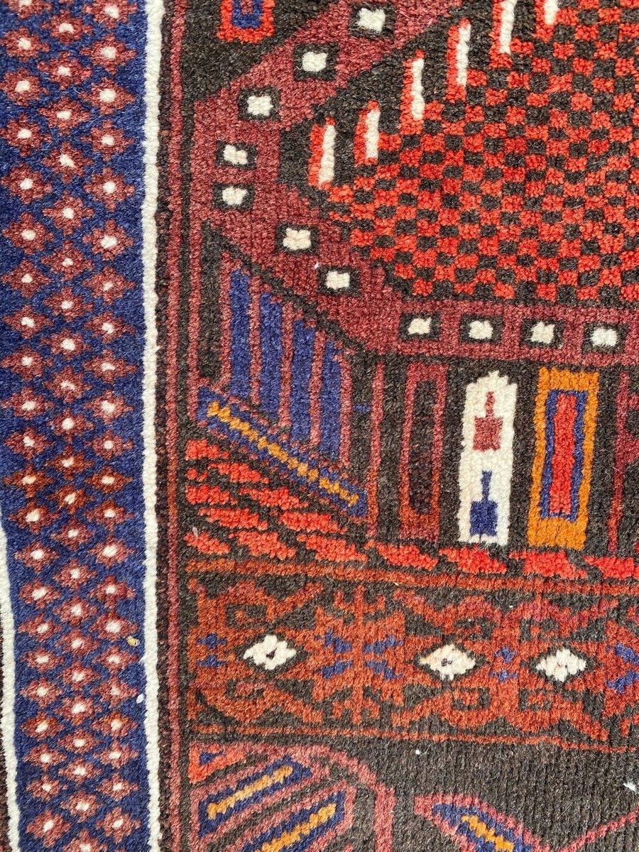 Vintage Baluch Afghan Rug