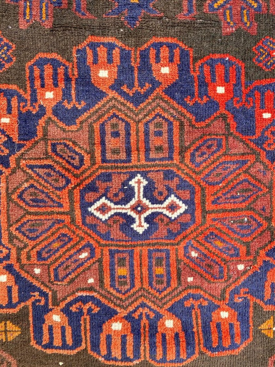 Vintage Baluch Afghan Rug