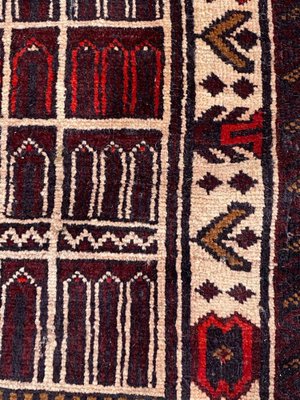 Vintage Baluch Hand-Knotted Afghan Rug-YMM-1161706