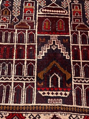 Vintage Baluch Hand-Knotted Afghan Rug-YMM-1161706